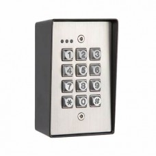 Weatherproof Metal Keypad For Access Control with 21 User Codes