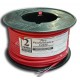 Red 2 Core and Earth 1.5mm Fire Resistant Cable - 100 Meter Reel