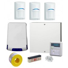 Wired Burglar Intruder Alarm System Kit LCD Keypad BOSCH PIRs Scantronic Eaton I-on 10