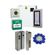 Proximity Keypad Access Control Door Entry Kit with Surface Mount Solenoid Bolt