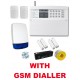 Texecom Veritas 8 LED Wired Burglar Alarm Kit, 2 Dualteh PIRs with GSM Dialler, Ideal for Garages and Workshops