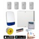 SMART Wired Intruder Alarm Kit with LCD Keypad with App User Control and Push Notification Alerts