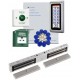 Proximity Code Keypad Access Control Kit with Power Supply, Emergency Release, Request to Exit and  DOUBLE Maglock