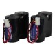Eaton Scantronic Compatible Replacement Battery Set for Wireless Bell Box