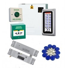 Proximity Code Keypad Access Control Kit with Power Supply and Surface Mount Solenoid Bolt