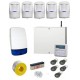 Scantronic Eaton I-on Wired Alarm Kit with MEQ Blue PIRs with GSM SMS Call Dialler