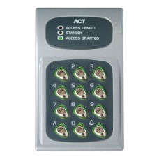 ACT 10 Weatherproof Access Control Keypad for One or Two Doors, 10 Codes, 2 Groups