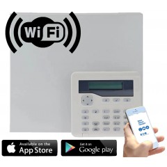 SMART WIRED Burglar Alarm Control Panel App Control and Push Notifications Wi-Fi