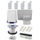 Texecom Veritas R8 with LED Keypad Wired Burglar Alarm Kit, 4 PET FRIENDLY PIRs