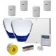 Wired Intruder Burglar Alarm System PROFESSIONAL Kit LCD Keypad with Pro PIRs and Two Live Deltabell Bell Boxes