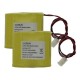 Eaton Scantronic Original Replacement Battery Set for Wireless Bell Box