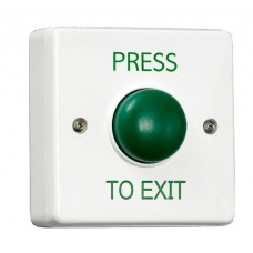 Request to Exit Button, Plastic Green Dome